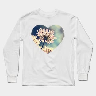 Queen Annes Lace flowers Long Sleeve T-Shirt